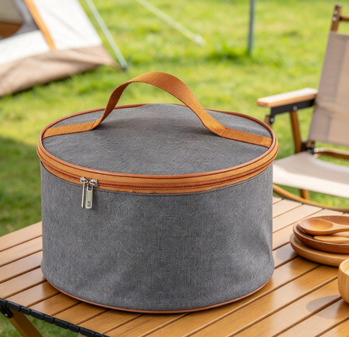 Waterproof Camping Cookware/Tableware Bag with Zipper