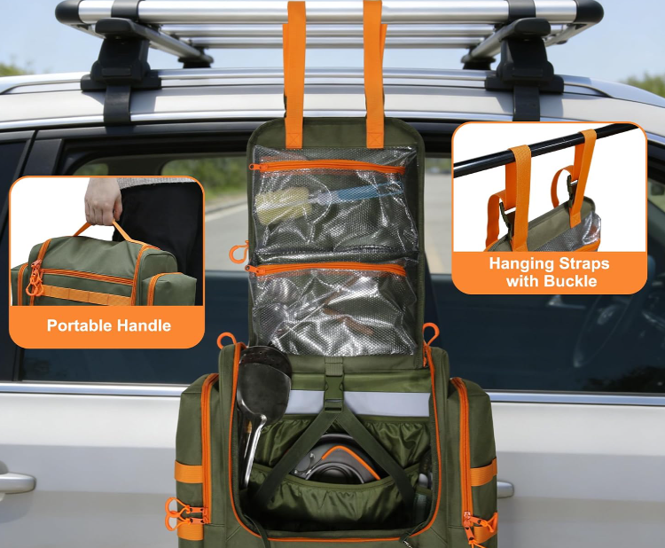 Tactical Camping Kitchen Organizer – Hanging Cookware Storage - Image 2