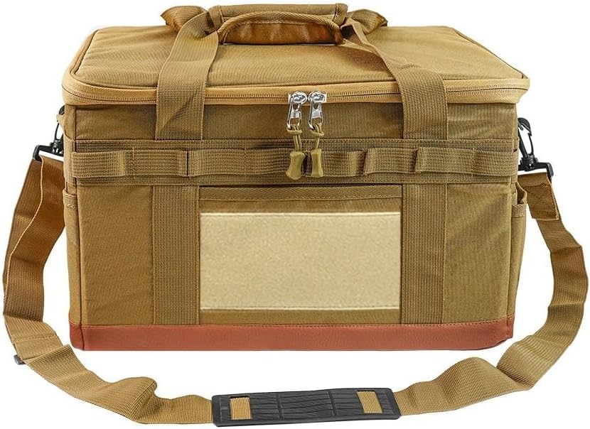 Camping Kitchenware Backpack, Oxford Fabric With Adjustable Shoulder Strap