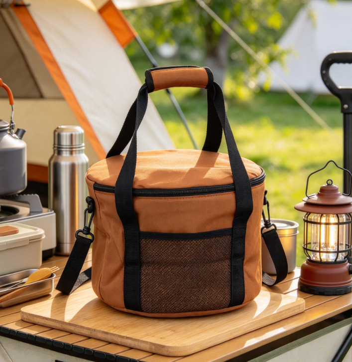 Portable, Large-Capacity Camping Tableware Organizer - Image 2
