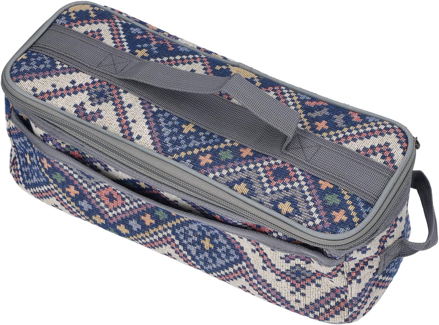 Camping Tableware Storage Bag, Durable, Detachable, Blue